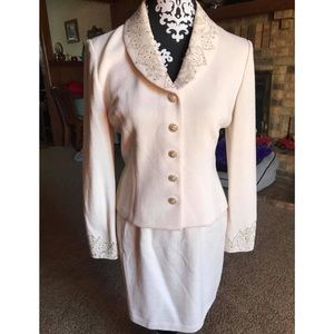 St. John Evening Skirt Suit Size 4